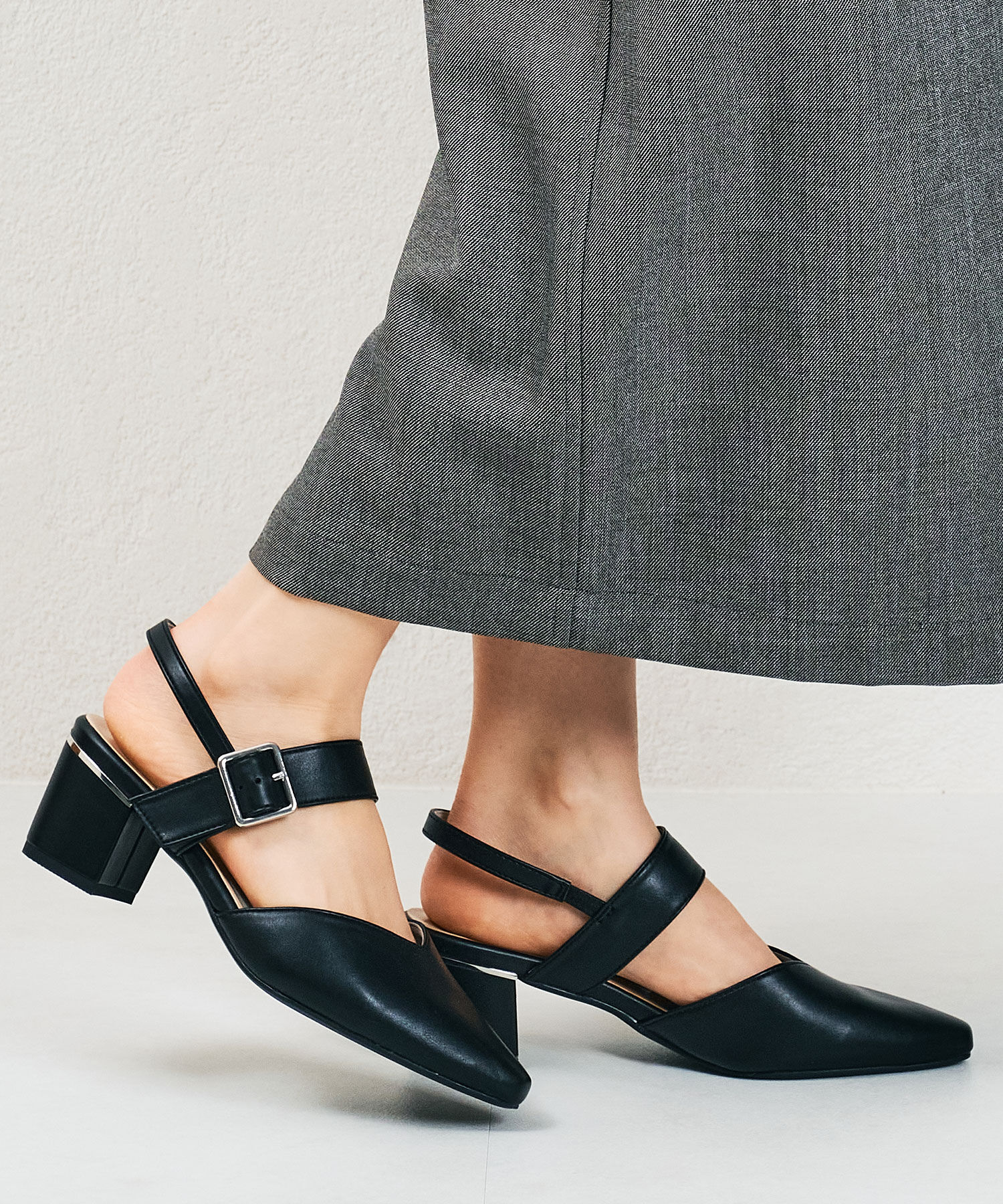 ORiental TRaffic「【アウトレット価格】バックベルトパンプス/41180」|パンプス|