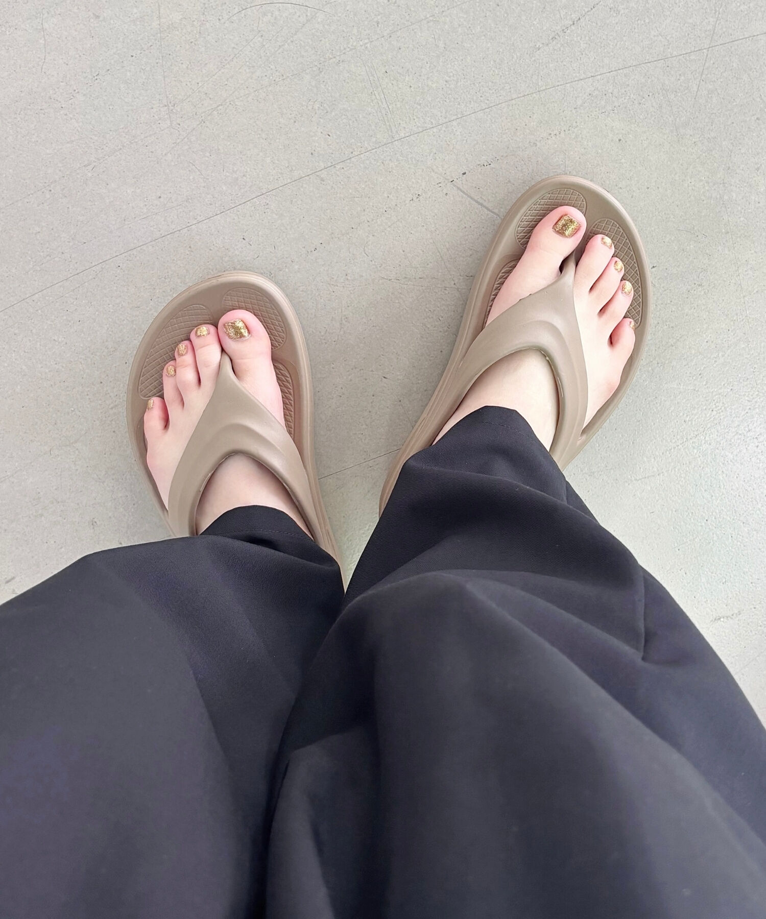 ORiental TRaffic「【リカバリーサンダル】●大人気アイテム●厚底EVAトングサンダル/OT3226 厚底 トング サンダル 」|サンダル|