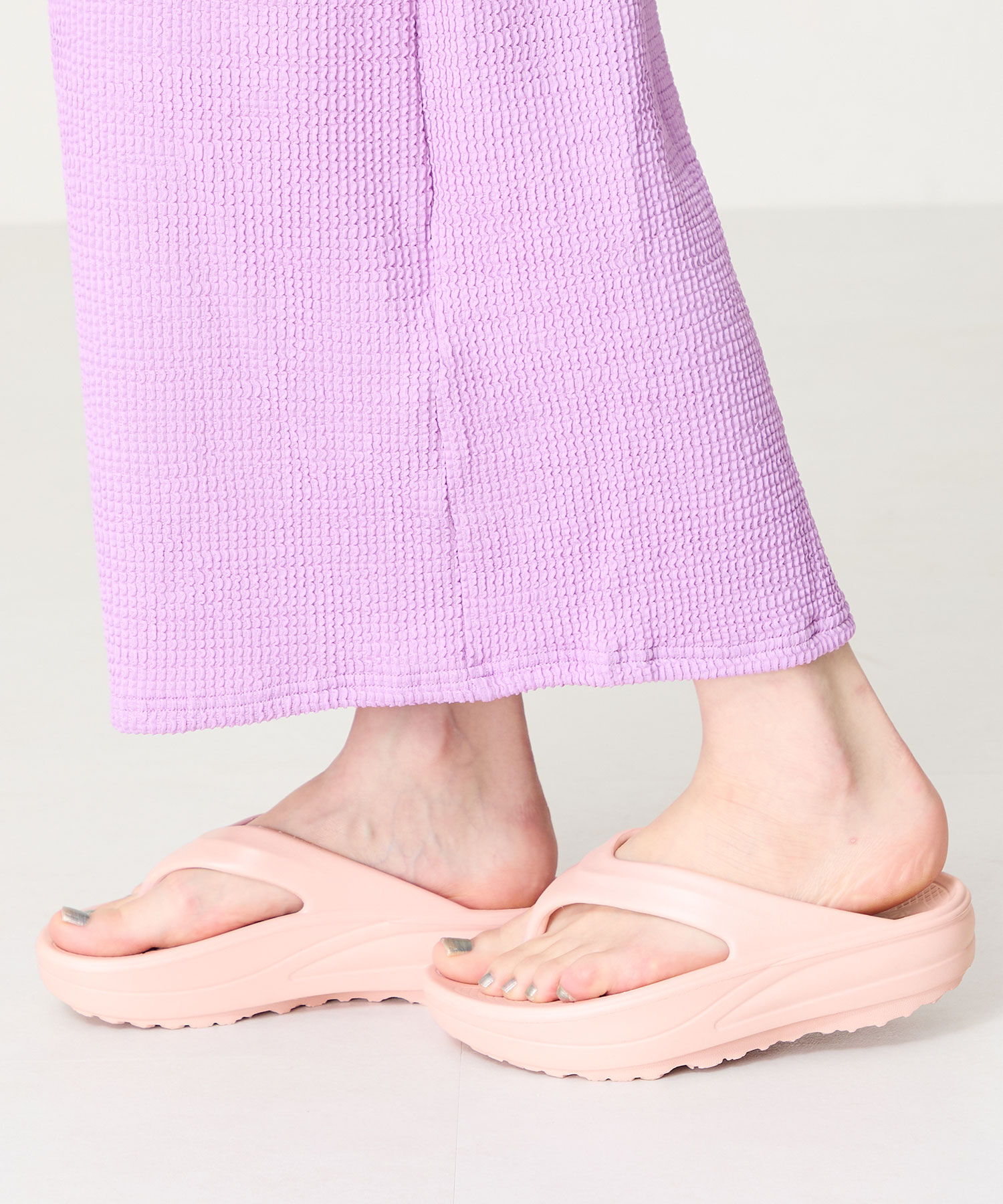 ORiental TRaffic「【リカバリーサンダル】●大人気アイテム●厚底EVAトングサンダル/OT3226 厚底 トング サンダル 」|サンダル|