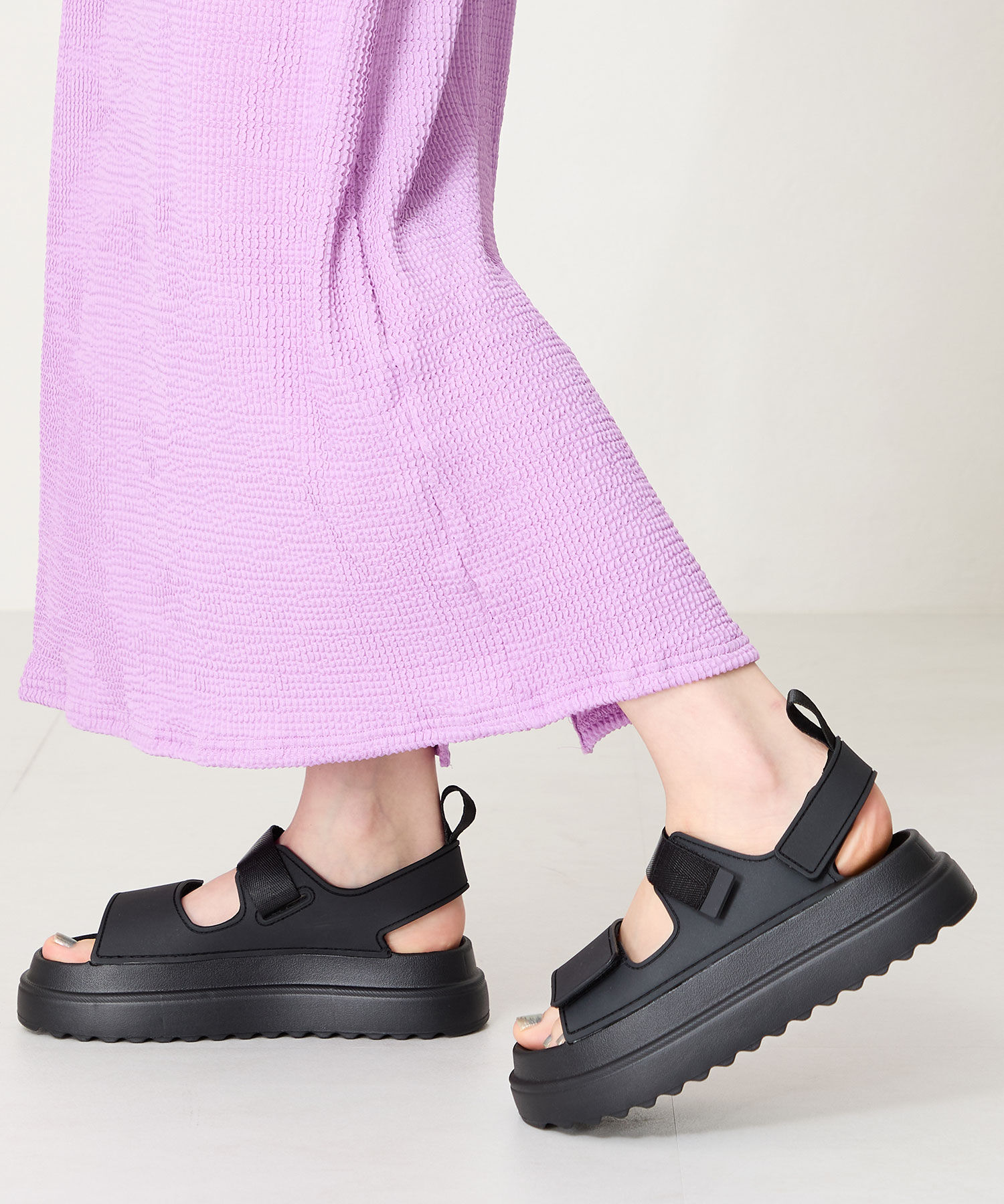 ORiental TRaffic「【リカバリーサンダル】ベルクロ EVAサンダル /OT3228 軽量 サンダル 人気 厚底」|サンダル|