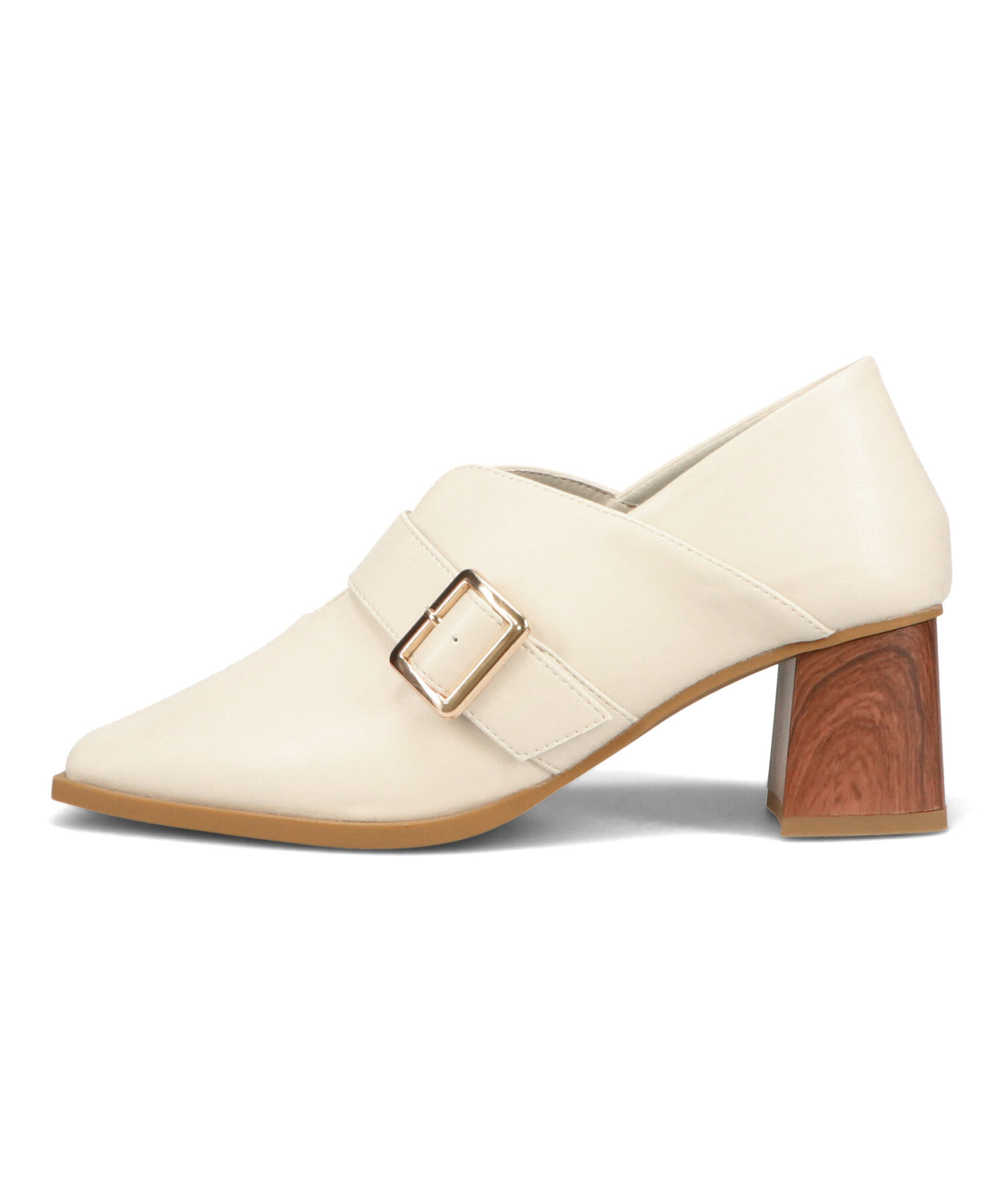 ORiental TRaffic「●2025秋冬新作●ウッドヒールベルトパンプス/51303」|パンプス|