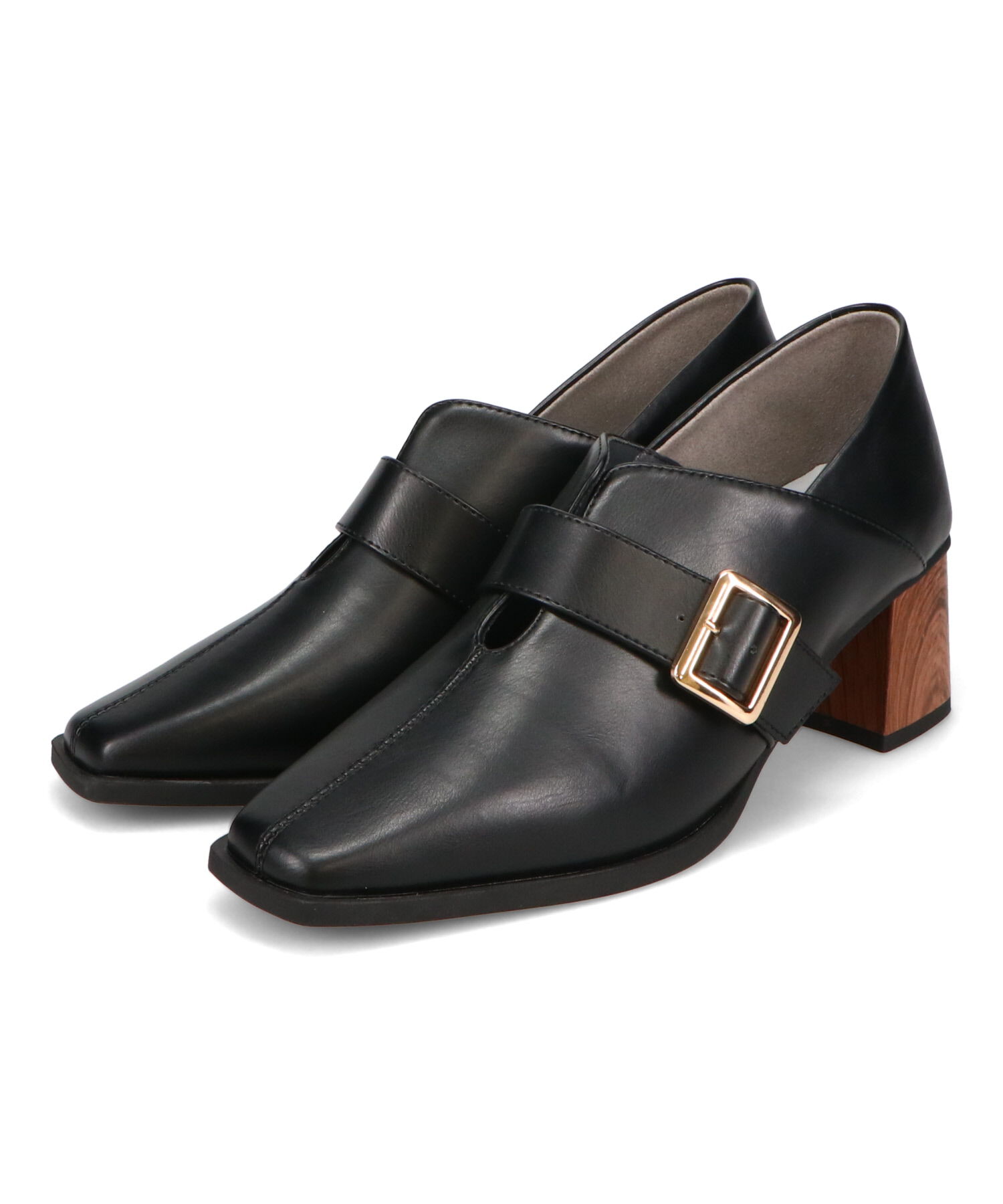 ORiental TRaffic「●2025秋冬新作●ウッドヒールベルトパンプス/51303」|パンプス|