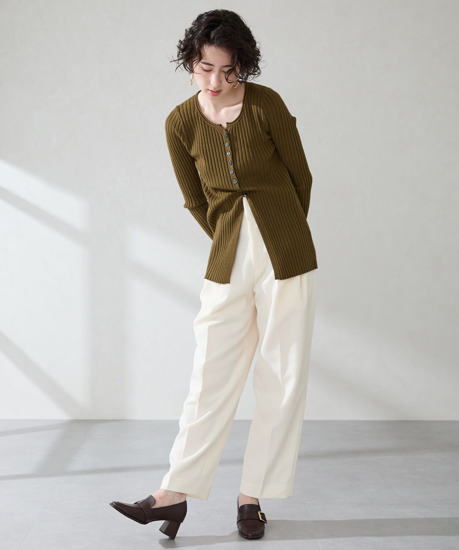 ORiental TRaffic「●2025秋冬新作●ベルトデザインヒールローファー/51315」|パンプス|