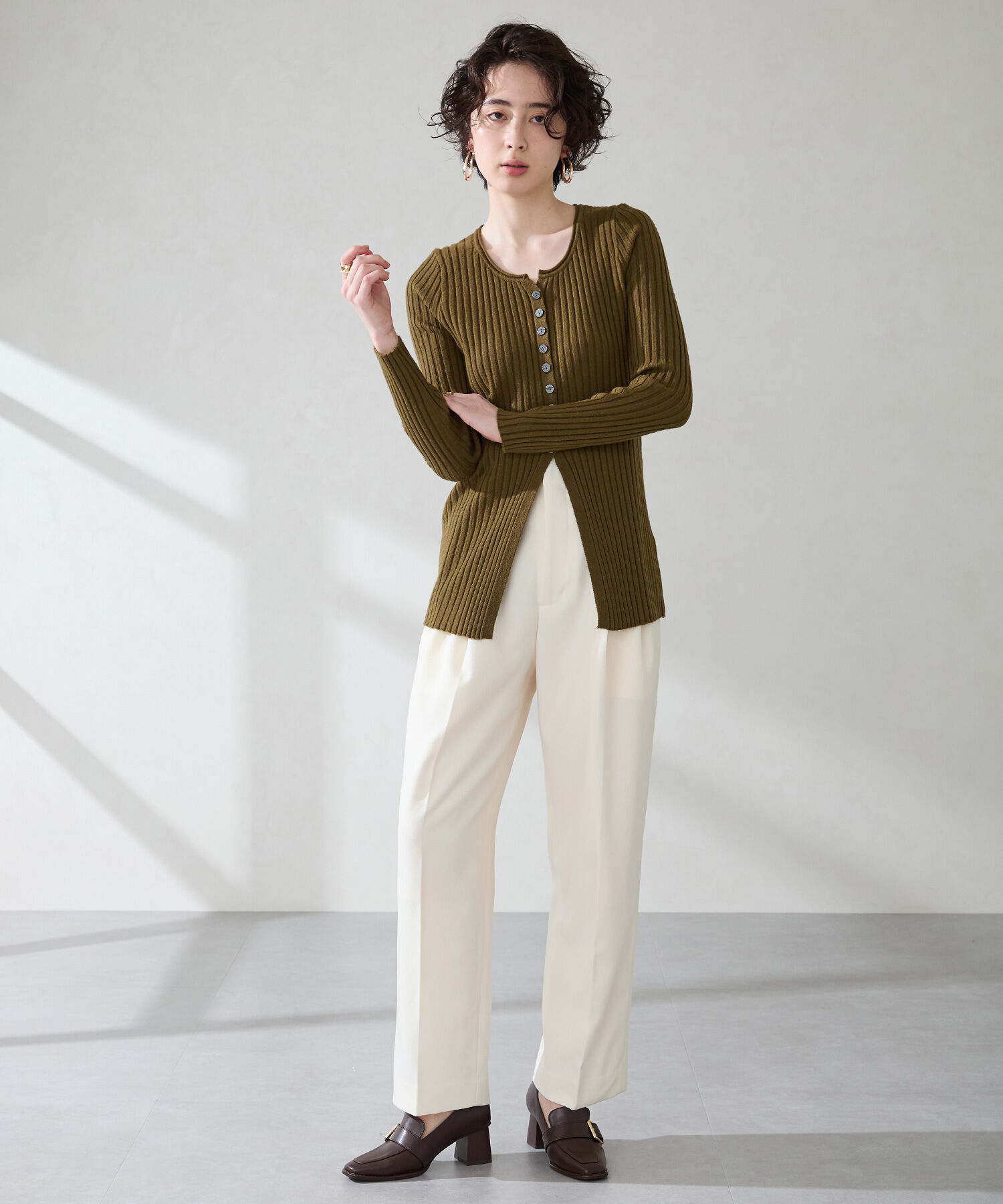 ORiental TRaffic「●2025秋冬新作●ベルトデザインヒールローファー/51315」|パンプス|