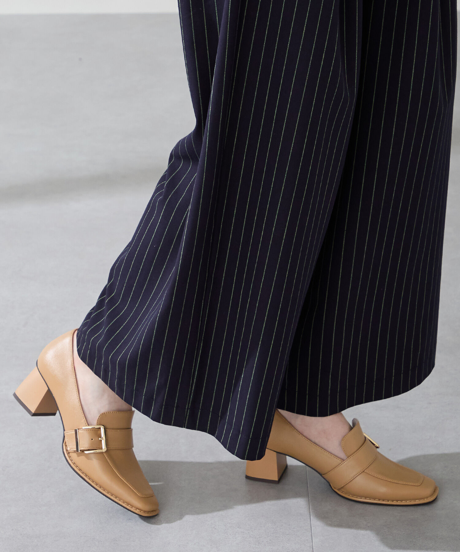 ORiental TRaffic「●2025秋冬新作●ベルトデザインヒールローファー/51315」|パンプス|
