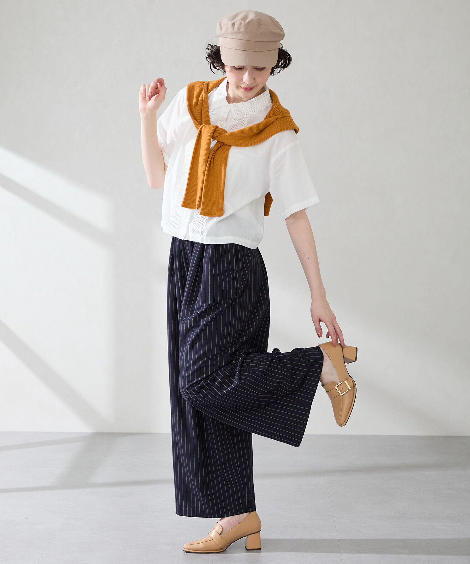 ORiental TRaffic「●2025秋冬新作●ベルトデザインヒールローファー/51315」|パンプス|