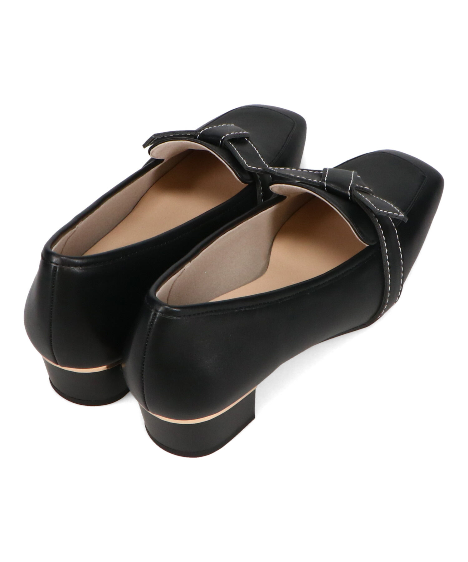 ORiental TRaffic「【WEB限定】●2025秋冬新作●リボンデザイン 甲深パンプス /55301 ヒール3.5ｃｍ ヒールローファー」|パンプス|