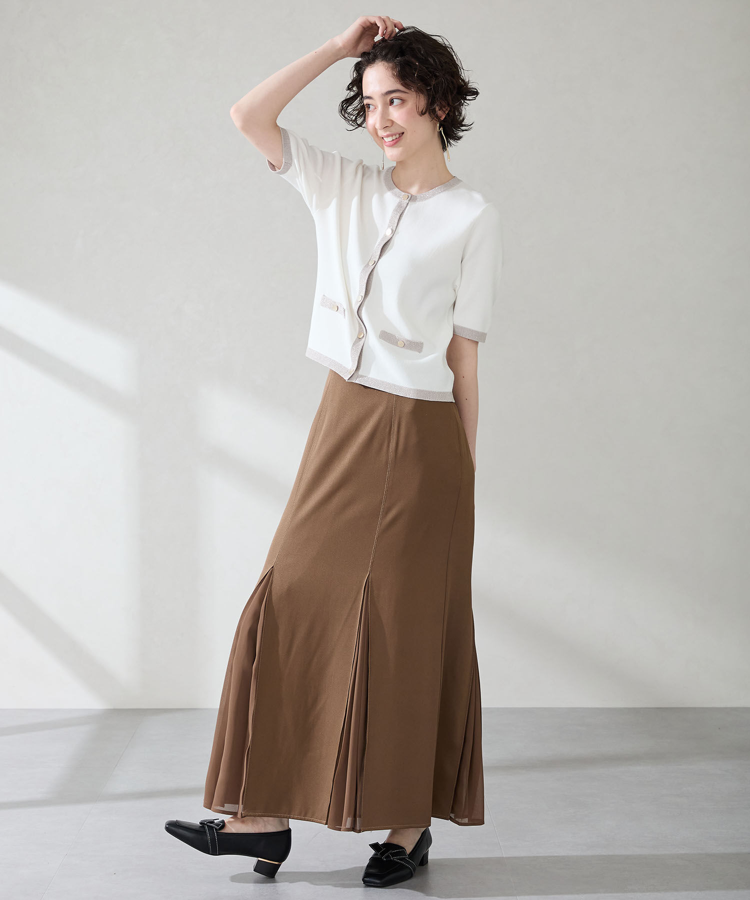 ORiental TRaffic「【WEB限定】●2025秋冬新作●リボンデザイン 甲深パンプス /55301 ヒール3.5ｃｍ ヒールローファー」|パンプス|