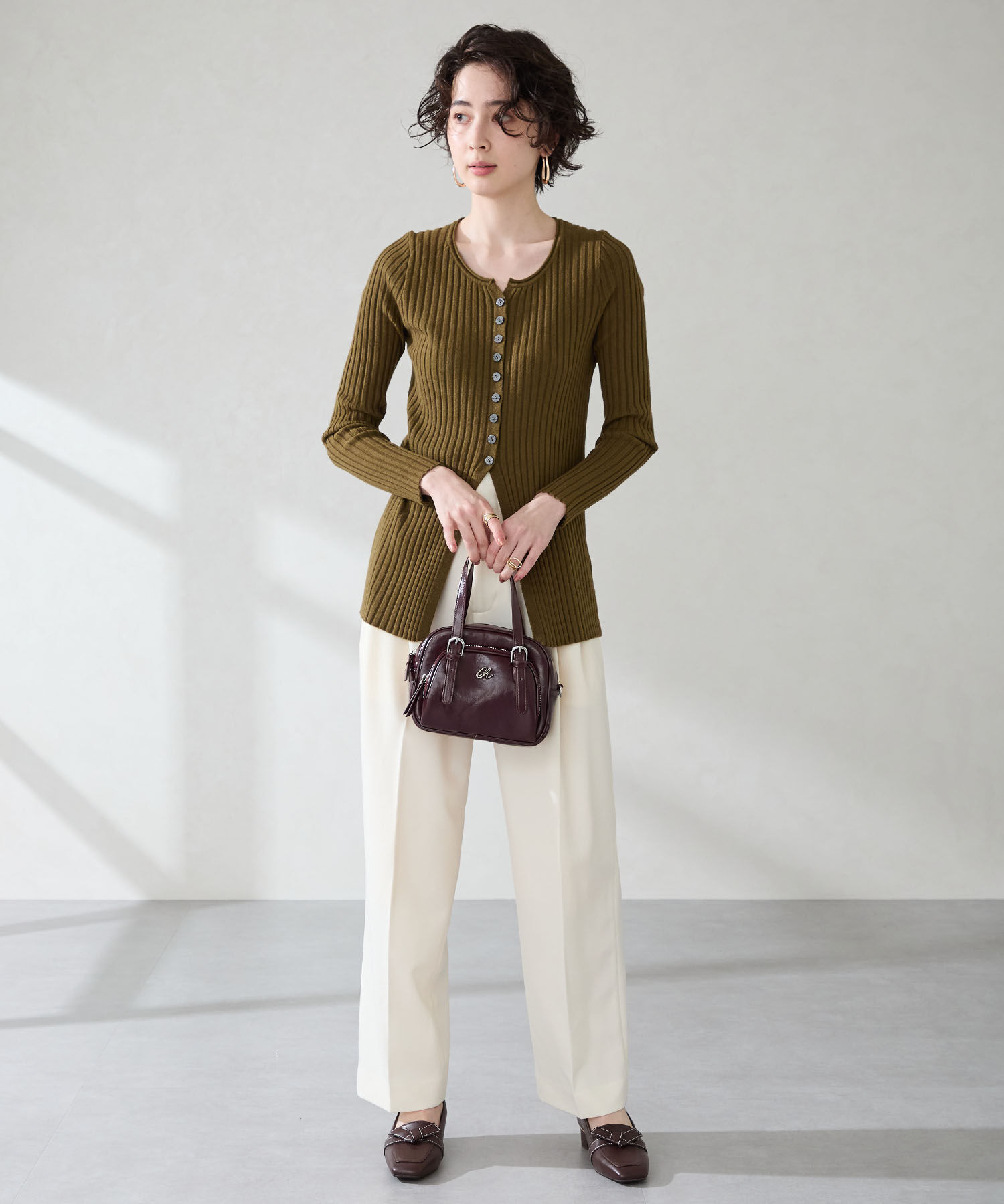 ORiental TRaffic「【WEB限定】●2025秋冬新作●リボンデザイン 甲深パンプス /55301 ヒール3.5ｃｍ ヒールローファー」|パンプス|