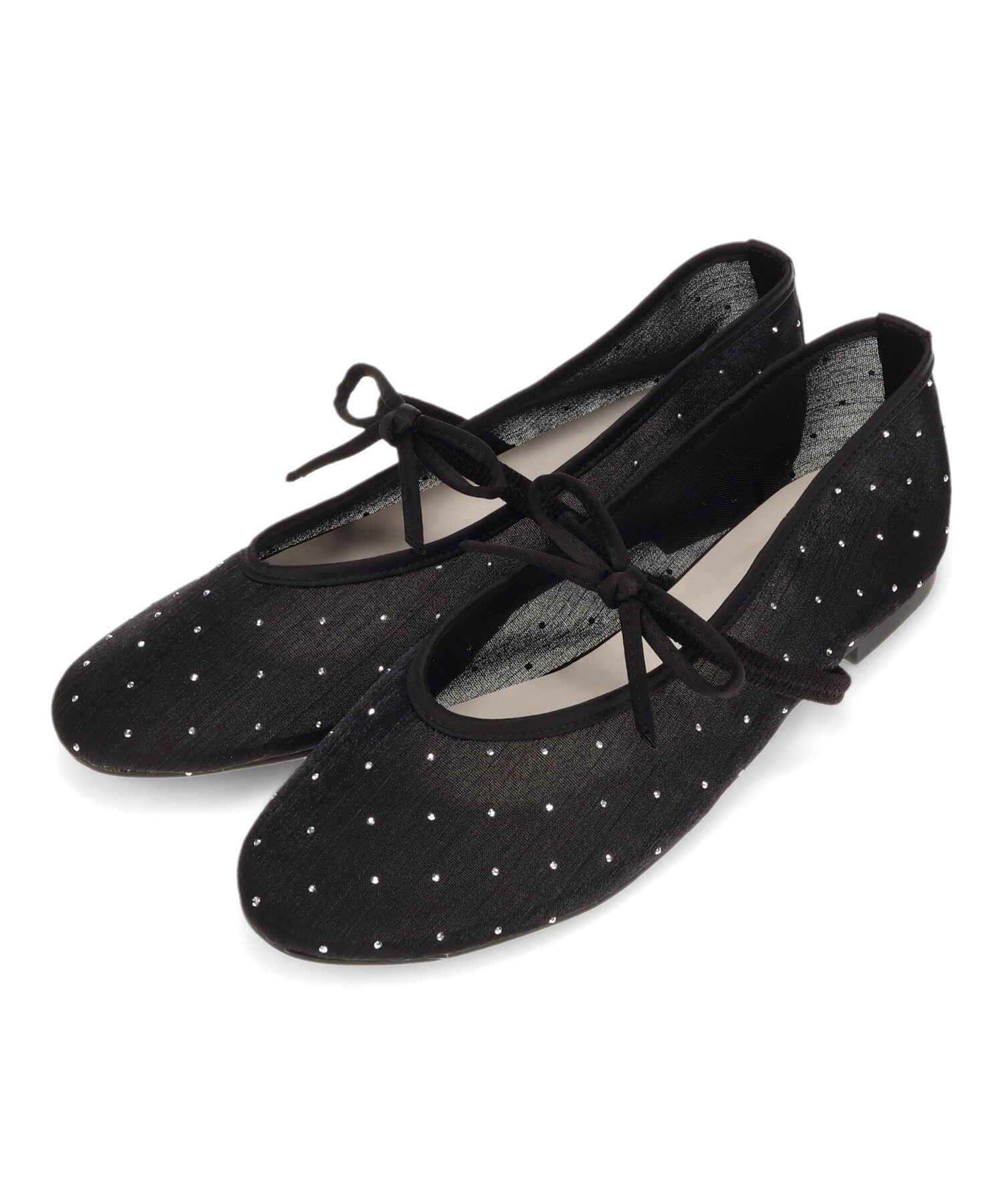 ORiental TRaffic「ラインストーン&times;リボンシアーパンプス/51328」|パンプス|