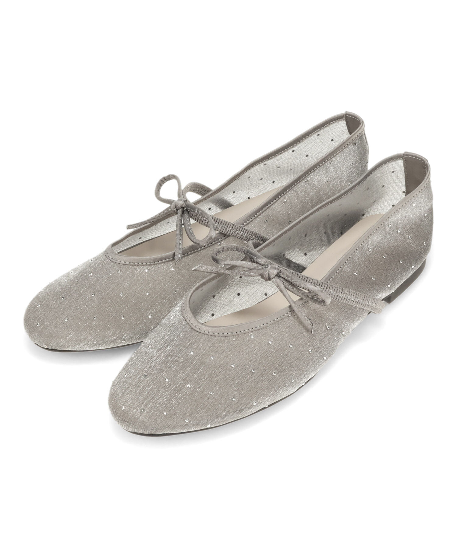 ORiental TRaffic「ラインストーン&times;リボンシアーパンプス/51328」|パンプス|GREY