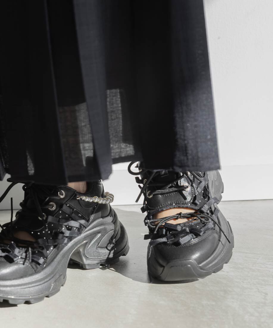  「2WAY ミニリボンシアースニーカー」|スニーカー|