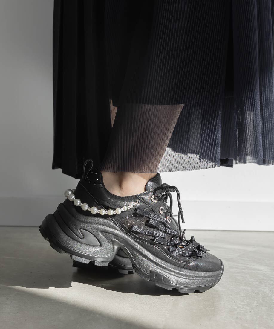  「2WAY ミニリボンシアースニーカー」|スニーカー|