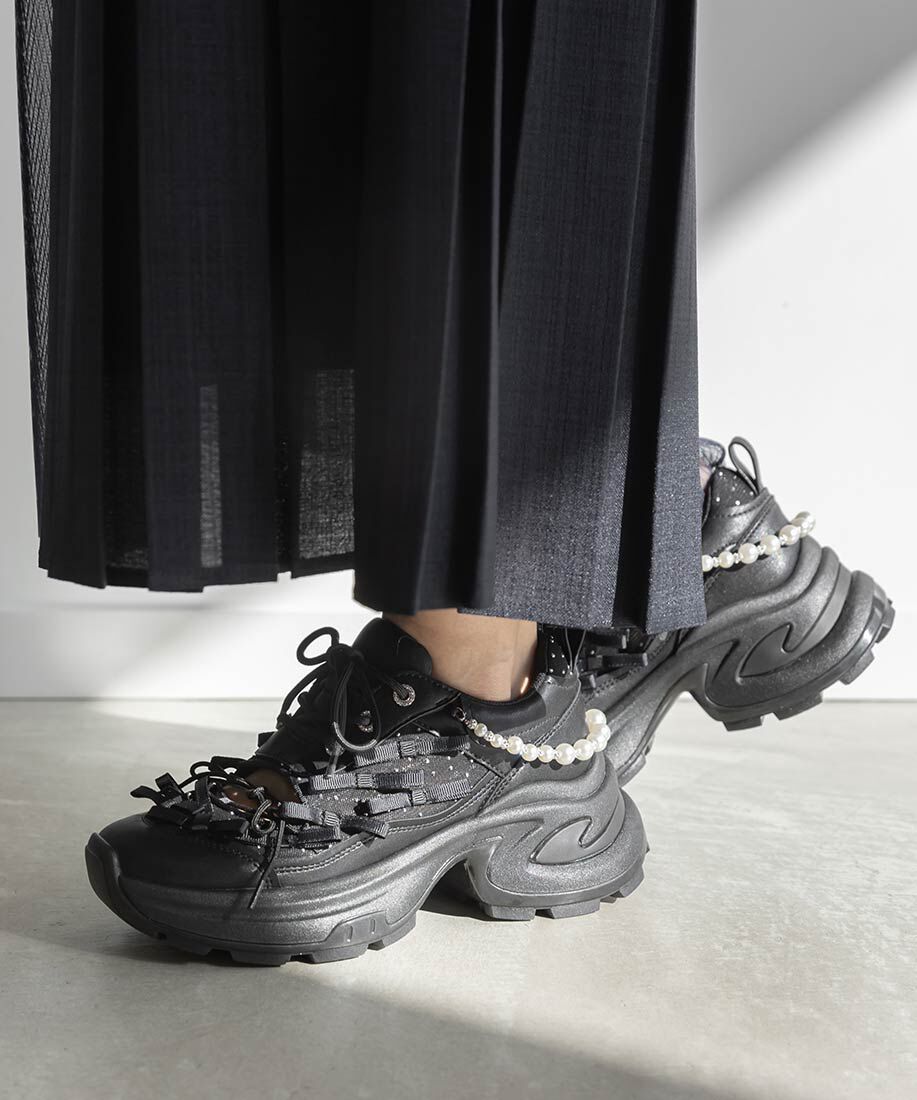  「2WAY ミニリボンシアースニーカー」|スニーカー|