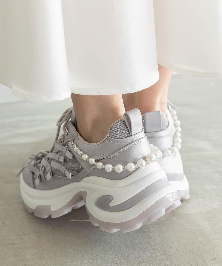  「2WAY ミニリボンシアースニーカー」|スニーカー|