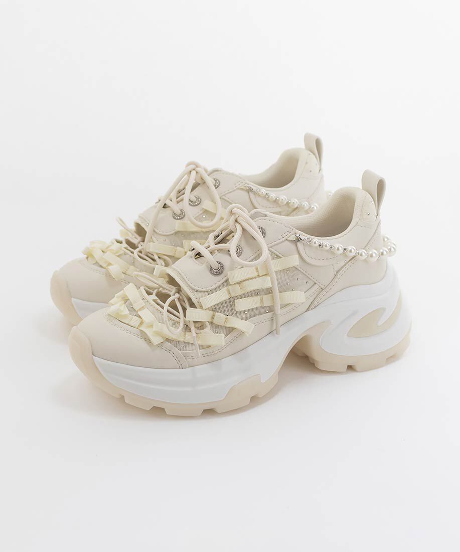  「2WAY ミニリボンシアースニーカー」|スニーカー|