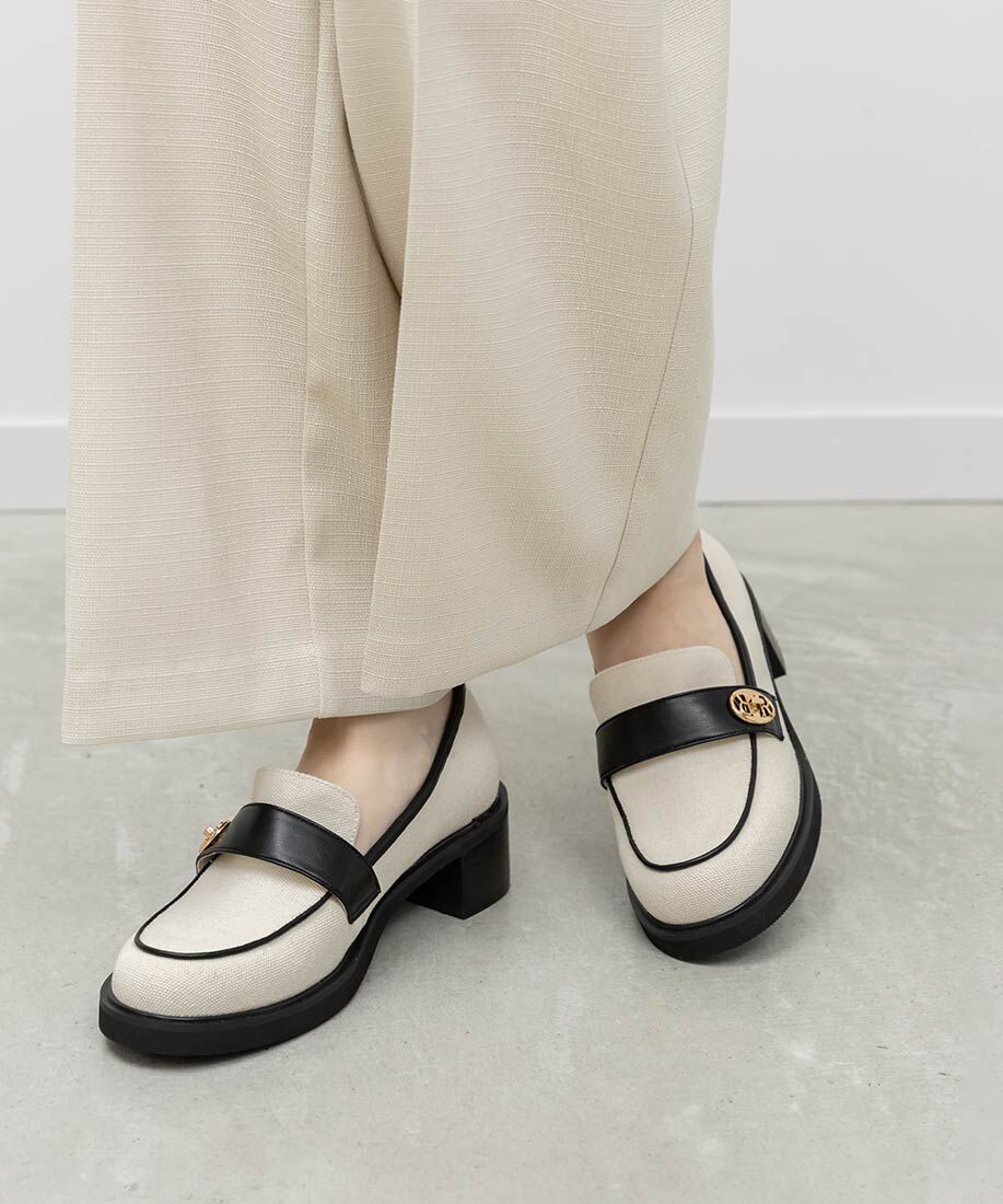  「モノグラムパーツボリュームローファー」|ローファー|