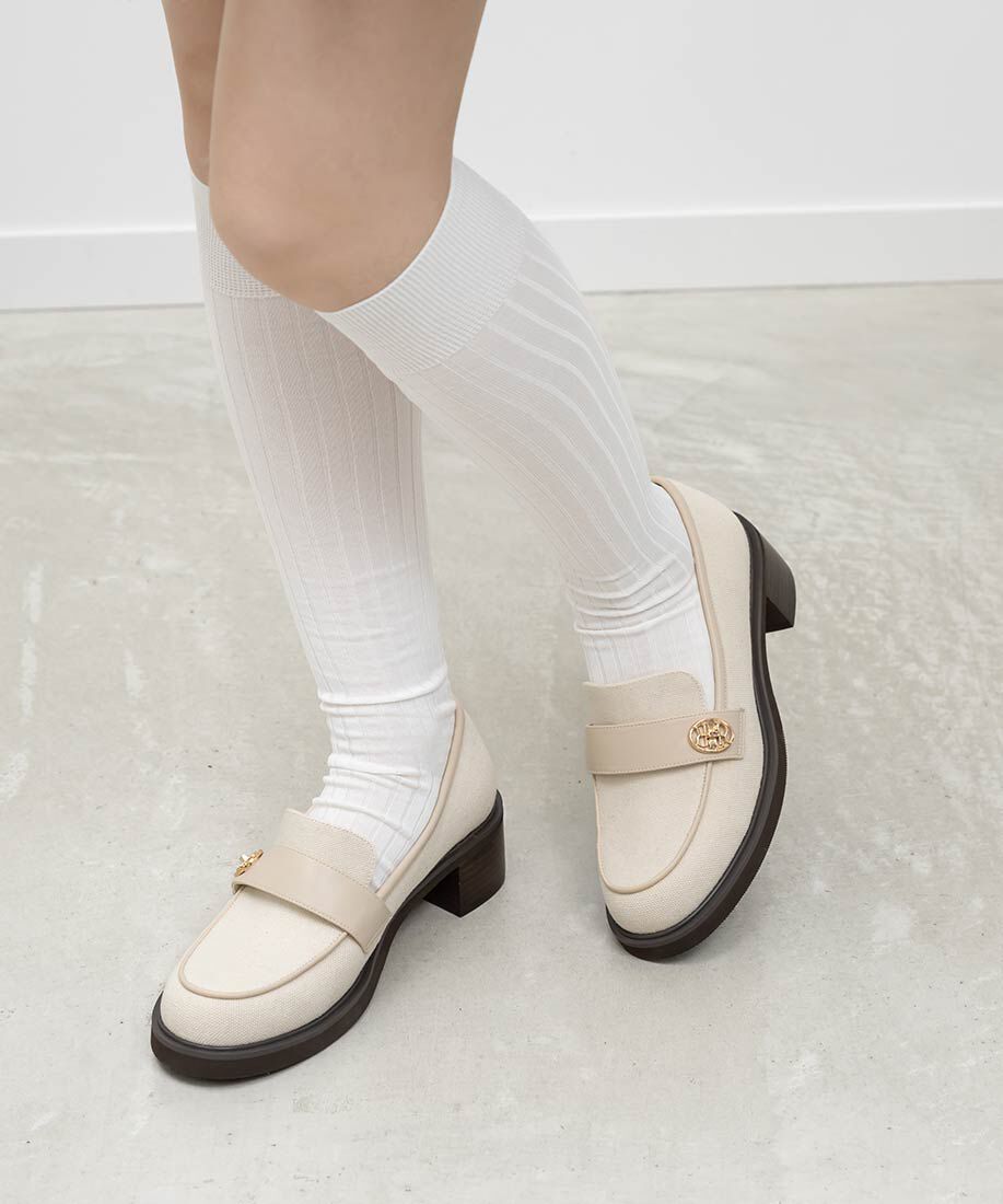  「モノグラムパーツボリュームローファー」|ローファー|