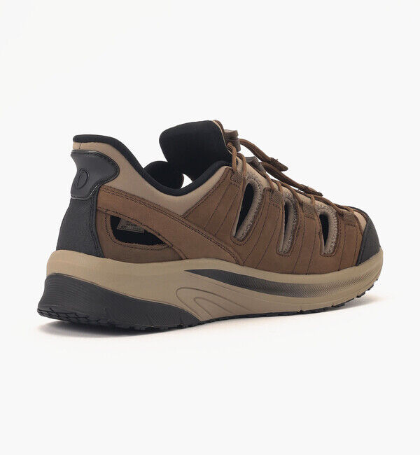 Orthofeet「【オーソフィート】サターン ミディアム/ブラウン ナチュラルレザー テキスタイル/シューズ メンズ」|スニーカー|