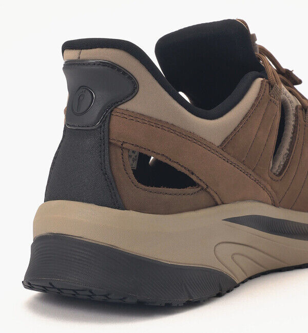 Orthofeet「【オーソフィート】サターン ミディアム/ブラウン ナチュラルレザー テキスタイル/シューズ メンズ」|スニーカー|