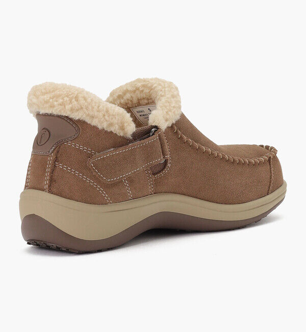 Orthofeet「【オーソフィート】ロリン ミディアム/ライトブラウン スエードレザー/シューズ レディース」|スニーカー|