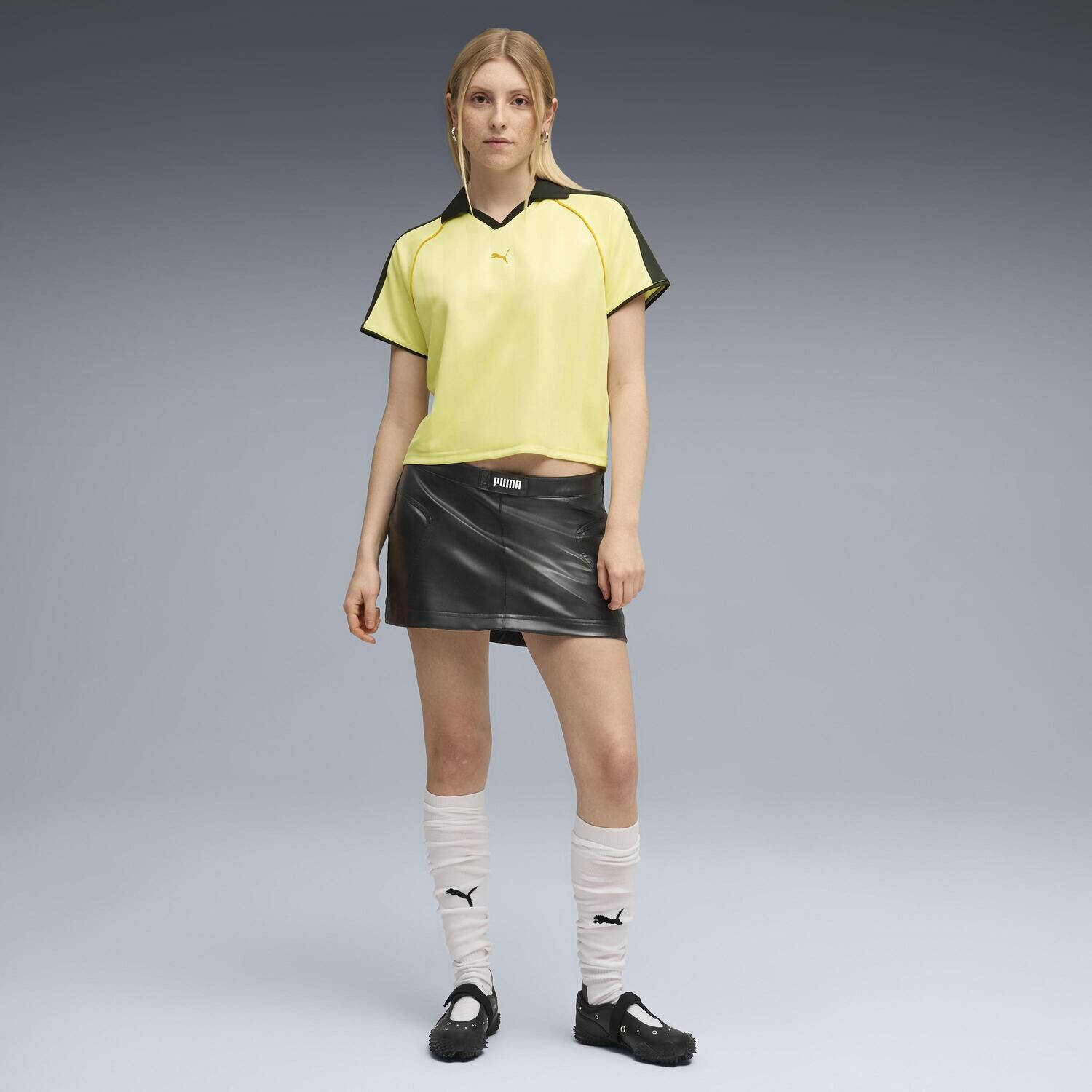 PUMA「【PUMA ｳｪｱ】W T7 RELAXED FOOTBALL JERSEY」|Tシャツ・カットソー|