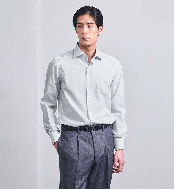 UNITED ARROWS「ALBINI グラフチェック セミワイドカラーシャツ」|シャツ・ブラウス|