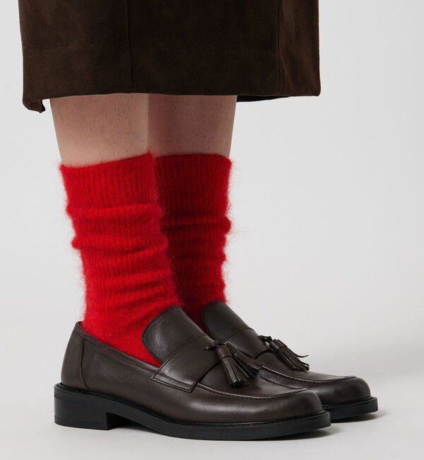 UNITED ARROWS「へアリー リブ ソックス」|ソックス|