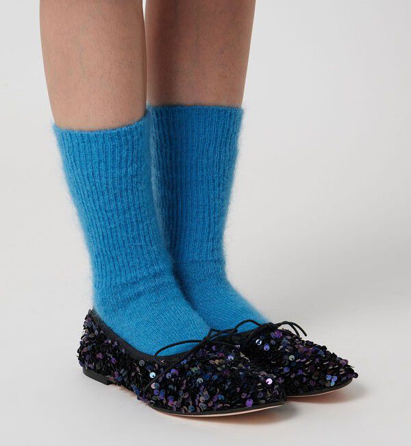 UNITED ARROWS「へアリー リブ ソックス」|ソックス|