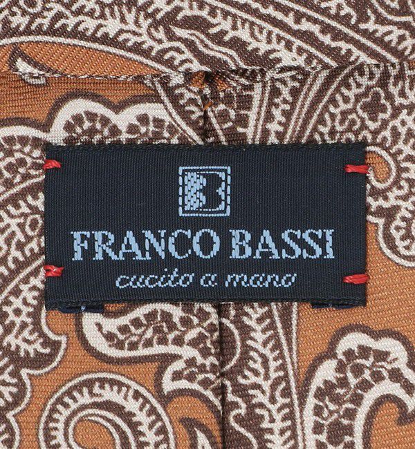 UNITED ARROWS「＜FRANCO BASSI＞ ペイズリー プリント ネクタイ」|ネクタイ・蝶ネクタイ|