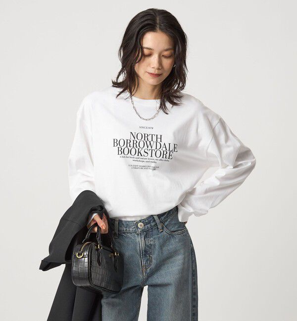 UNITED ARROWS green label relaxing「ロゴ ロングスリーブ Tシャツ」|Tシャツ・カットソー|その他1