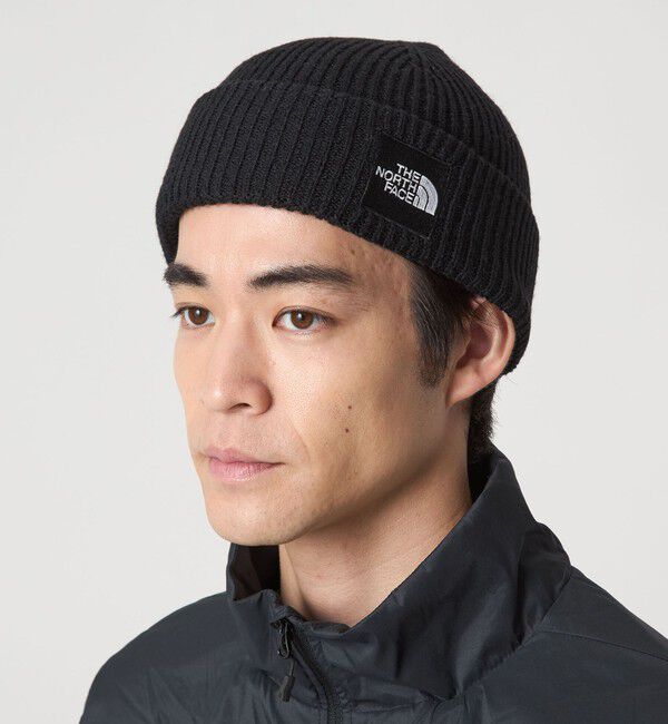UNITED ARROWS green label relaxing「＜THE NORTH FACE＞ショート リブ ビーニー ニット帽」|ニット帽|BLACK