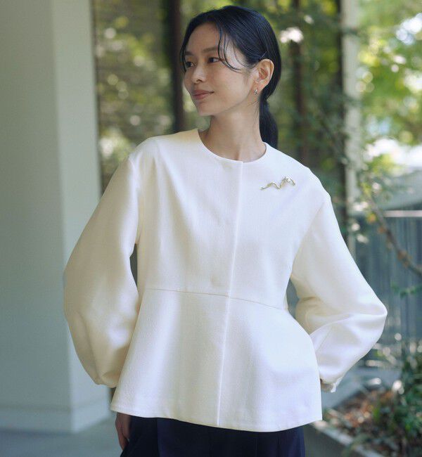 UNITED ARROWS green label relaxing「［size SHORTあり］fleurie(フルリー) フォルム ジャケット」|ノーカラージャケット|