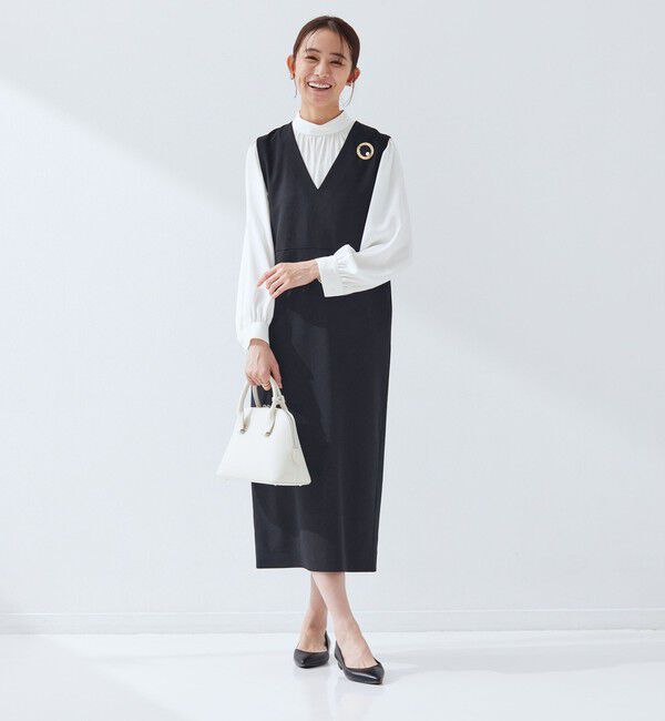 UNITED ARROWS green label relaxing「［size SHORTあり］fleurie(フルリー) ジャンパースカート」|ジャンパースカート|NAVY