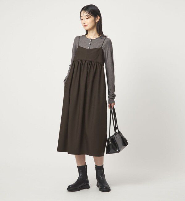UNITED ARROWS green label relaxing「【別注】＜PROTAGONISTA＞キャミソール ワンピース」|ワンピース|DK.BROWN