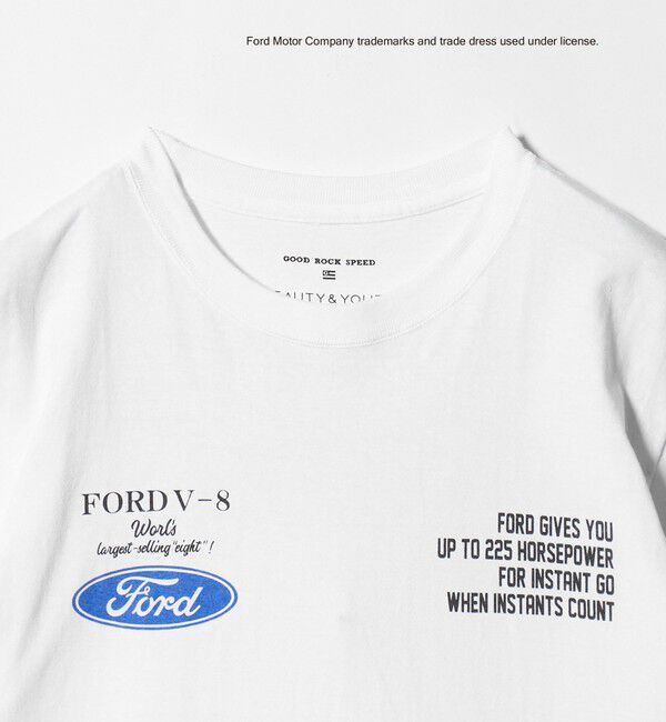 BEAUTY&YOUTH UNITED ARROWS「【別注】＜GOOD ROCK SPEED＞FORD ロゴTシャツ」|Tシャツ・カットソー|
