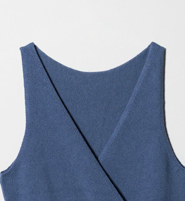 BEAUTY&YOUTH UNITED ARROWS「コットン麻ブレンド カシュクール 2WAYニットベスト  ウォッシャブル」|ベスト・ジレ|
