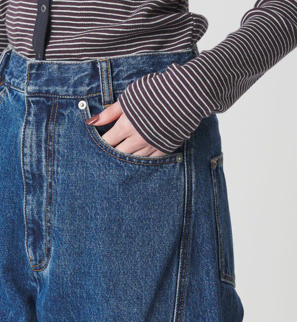 BEAUTY&YOUTH UNITED ARROWS「【WEB限定】カーブ デニムパンツ」|デニム|