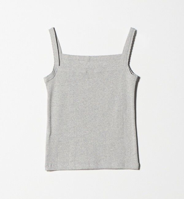 BEAUTY&YOUTH UNITED ARROWS「コットン パターンメッシュ キャミソール」|タンクトップ|