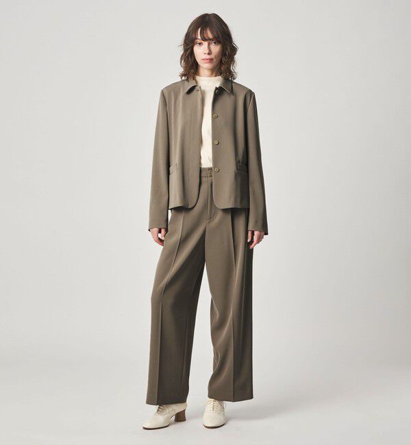 STEVEN ALAN「＜Steven Alan＞フライフロント ジャケット」|テーラードジャケット|BEIGE