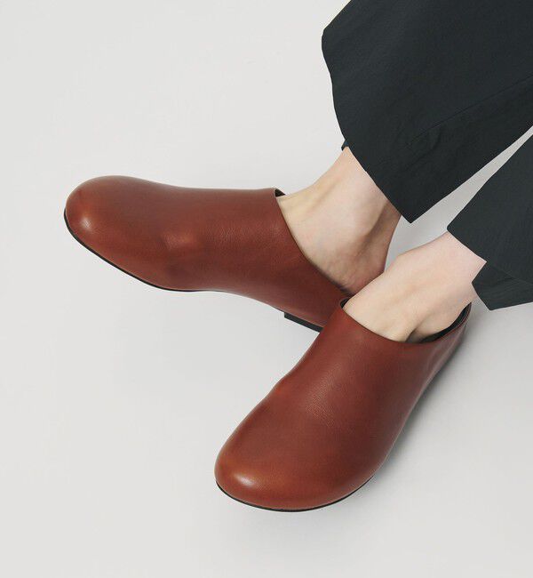 BEAUTY&YOUTH UNITED ARROWS「レザー インヒール スリッポン」|ローファー|