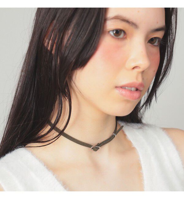 Ray BEAMS 「フェイク スエード チョーカー」|その他|