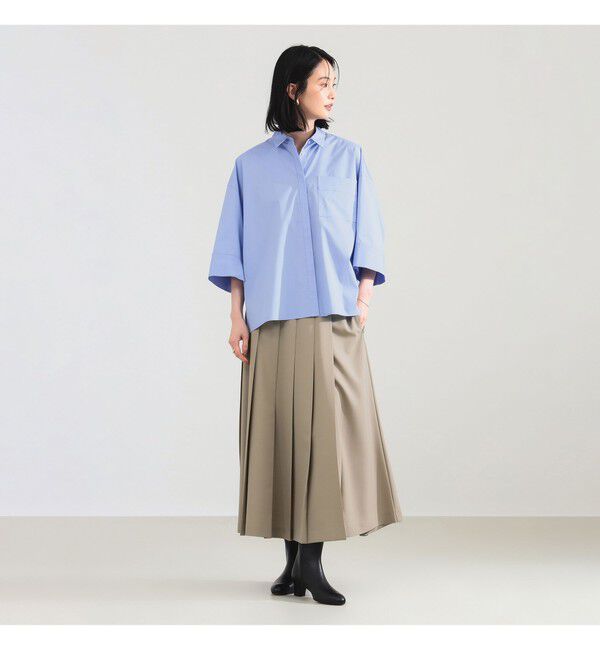 Demi-Luxe BEAMS 「アシンメトリー プリーツスカート」|スカート|