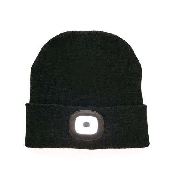 BEAMS「KIKKERLAND / Rechargeable Light Up Beanie」|モバイルケース|BLACK