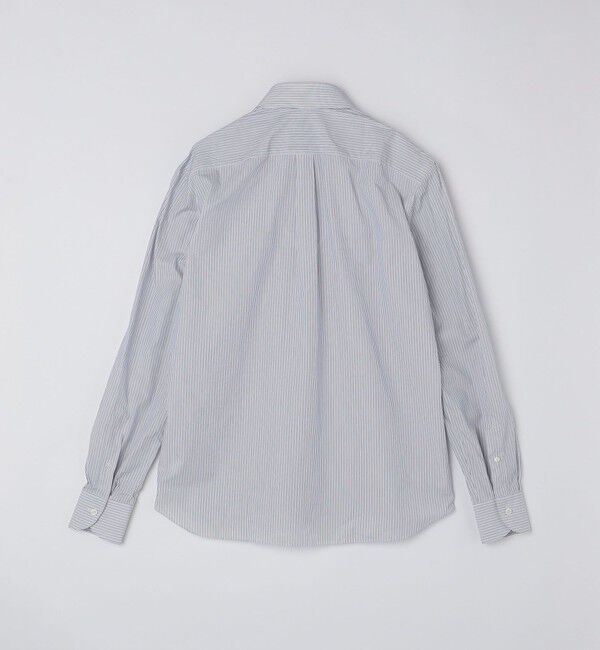 SHIPS「【SHIPS別注】Errico Formicola: オルタネート ストライプ タブカラー シャツ」|シャツ・ブラウス|