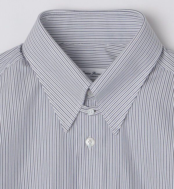 SHIPS「【SHIPS別注】Errico Formicola: オルタネート ストライプ タブカラー シャツ」|シャツ・ブラウス|