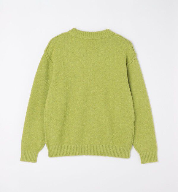 SHIPS「City Ambient Products:〈手洗い可能〉ループヤーン ワイドリブ Vネック ニット」|ニット・セーター|