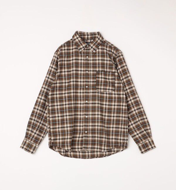 SHIPS Colors 「SHIPS Colors: 〈洗濯機可能〉ネル ボタンダウン シャツ」|シャツ・ブラウス|