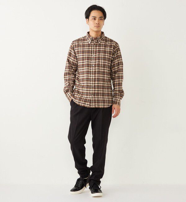 SHIPS Colors 「SHIPS Colors: 〈洗濯機可能〉ネル ボタンダウン シャツ」|シャツ・ブラウス|