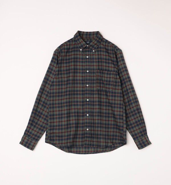 SHIPS Colors 「SHIPS Colors: 〈洗濯機可能〉ネル ボタンダウン シャツ」|シャツ・ブラウス|